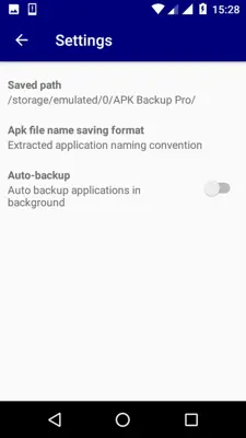 APK Backup Pro android App screenshot 8